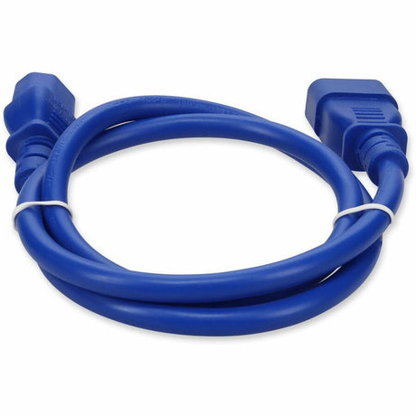 Addon 6ft C13 Female to C14 Male 14AWG 100-250V at 15A Blue Power Cable