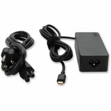 Addon Lenovo 4X20M26268 Compatible 65W 20V at 3.25A Black USB-C Laptop Power Adapter and Cable