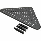 Eaton Tripp Lite Series Monitor Riser for Desk, 12 x 20 in. - Height Adjustable, Corner, Metal, Black