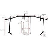 Next Level Racing Free Standing Triple Monitor Stand