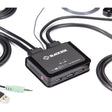 Black Box 2-Port 4K60 DisplayPort Cable KVM Switch