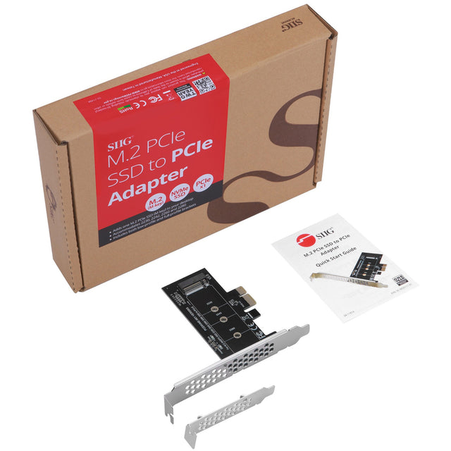 SIIG M.2 PCIe SSD to PCIe Adapter