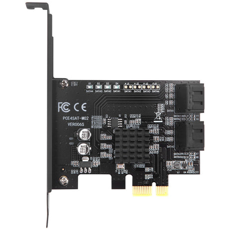 SIIG Dual Profile 4-Channel SATA 6G PCIe Host Card