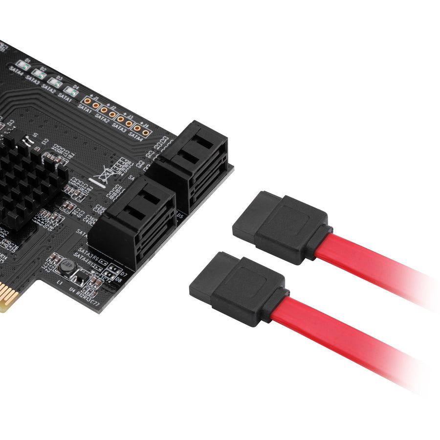 SIIG Dual Profile 4-Channel SATA 6G PCIe Host Card