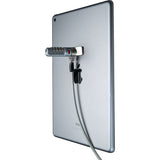 CTA Digital Combination Lock Security Cable and Adhesive Plate - Galvanized Steel, Metal - 5.83 ft - For Notebook, Tablet, Desktop Computer, Smartphone FOR IPAD PRO 12.9