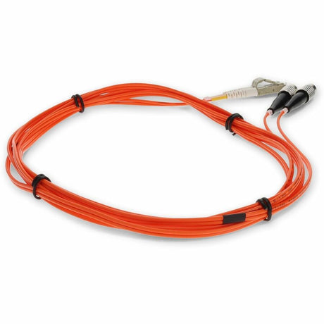 AddOn 5m FC (Male) to LC (Male) Orange OM1 Duplex Fiber OFNR (Riser-Rated) Patch Cable