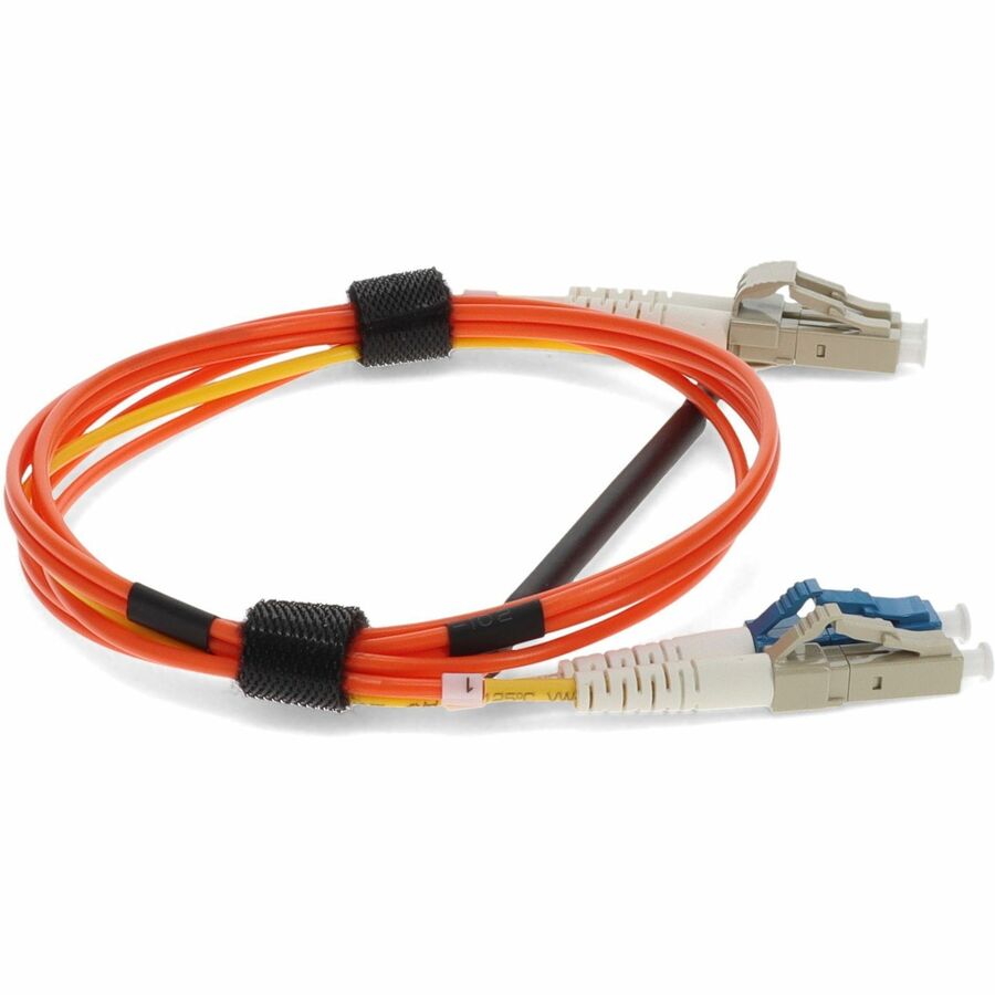 AddOn 5m LC (Male) to LC (Male) Orange OM1 & OS1 Duplex Fiber Mode Conditioning Cable