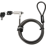 Rocbolt R20 Slim Security Cable with Key Lock and (2) Keys - 10mm Lock Head for Thinnest Laptop, Ultrabook Devices - Galvanized Steel, Nickel, Zinc Alloy - 6 ft - Compatible with K65042L & K64434W - TAA COMPLIANT - FOR THINNEST LAPTOP & ULTRABOOK DEVICES