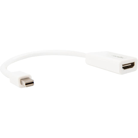 Rocstor Premium 8in / 20cm Mini DisplayPort to HDMI 4K Audio / Video Converter - mDP 1.2 to HDMI Active Adapter for MacBook Air / MacBook Pro - 4K @ 30 Hz - White - HDMI/Mini DisplayPort for Audio/Video Device, MacBook Pro, MacBook Air - 8in - 1 Pack - 1