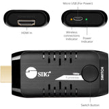 SIIG 10x1 1080p Wireless HDMI Extender 66ft - Transmitter