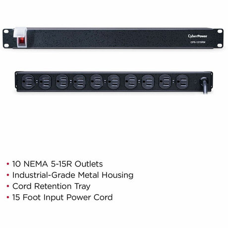 CyberPower CPS1215RM Single Phase 100 - 120 VAC 15A Basic