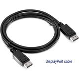 TRENDnet 6 ft. DisplayPort, USB, and Audio KVM Cable Kit,TK-CP06, Compatible w/ TK-240DP & TK-440DP Dual Monitor Displayport KVM Switches, Displayport 1.2, USB Mouse/Keyboard, 3.5mm Audio Connections