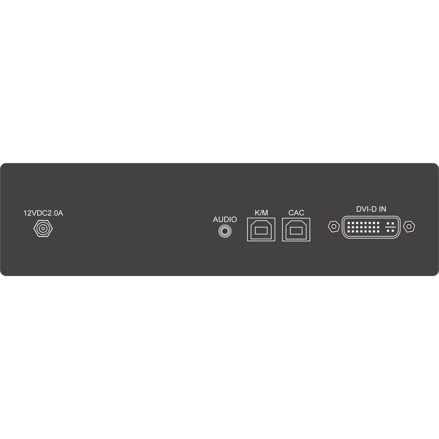 iPGARD Secure 1-Port, Single-Head DVI KVM Switch with Dedicated CAC Port & 4K Support
