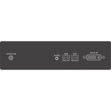 iPGARD Secure 1-Port, Single-Head DVI KVM Switch with Dedicated CAC Port & 4K Support