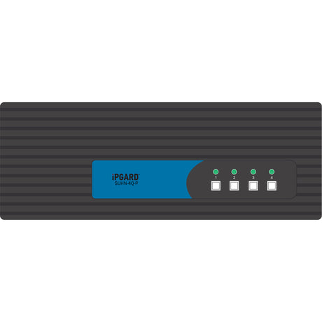 iPGARD Secure 4-Port, Quad-Head HDMI KVM Switch with Dedicated CAC Port & 4K Support