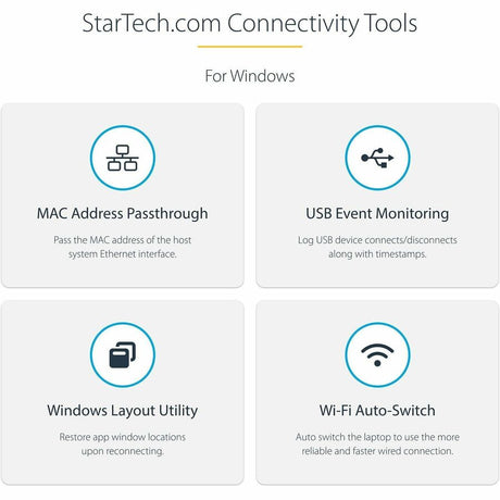 StarTech.com USB-C & USB-A Dock - Hybrid Universal Laptop Docking Station w/ 100W Power Delivery - Dual Monitor 4K 60Hz HDMI & DisplayPort