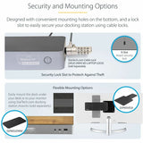 StarTech.com Universal Laptop Docking Station, Hybrid USB-C & USB-A Dock, Dual 4K DP & HDMI, 100W PD, Mac / Windows / Chrome OS, GbE