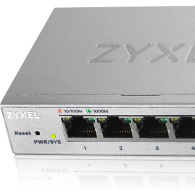 Zyxel 8-Port Gigabit Ethernet Web Managed Switch | VLAN Support | Sturdy Metal Case | Desktop or Wall-Mount | Fanless |Lifetime Warranty | QoS | Ethernet Splitter | GS1200-8