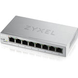 Zyxel 8-Port Gigabit Ethernet Web Managed Switch | VLAN Support | Sturdy Metal Case | Desktop or Wall-Mount | Fanless |Lifetime Warranty | QoS | Ethernet Splitter | GS1200-8
