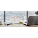 Zyxel 5 Port Gigabit Ethernet Unmanaged POE+ Switch | 4 x PoE+ @ 60W | Plug & Play | Sturdy Metal Housing | Desktop or Wall-Mount | Fanless | Lifetime Warranty | Ethernet Splitter | GS1005HP