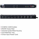 CyberPower CPS1220RMS Rackbar 12 - Outlet Surge Protector with 1800 J Surge Suppression