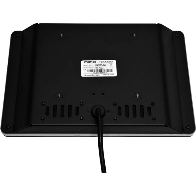 Mimo Monitors UM-760CH-SMK 7" Class LCD Touchscreen Monitor - 16:9 - 10 ms - TAA Compliant