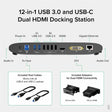 Plugable USB 3.0 Universal Laptop Docking Station for Windows and Mac