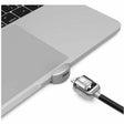 Compulocks Ledge Lock Adapter for MacBook Pro 13" M1 & M2 with Keyed Cable Lock Silver