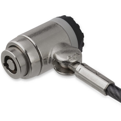 StarTech.com 6ft (2m) Laptop Cable Lock with Keys, Anti-Theft Keyed Security Cable for K-Slot Computer/Laptop/Device, Vinyl Coated Steel