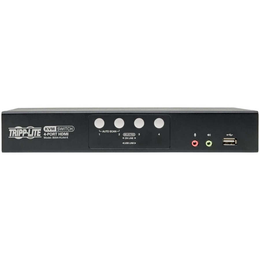 Eaton Tripp Lite Series 4-Port HDMI/USB KVM Switch with Audio/Video and USB Peripheral Sharing