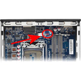 Shuttle XPC slim DH370 Barebone System - Slim PC - Socket H4 LGA-1151 - 1 x Processor Support
