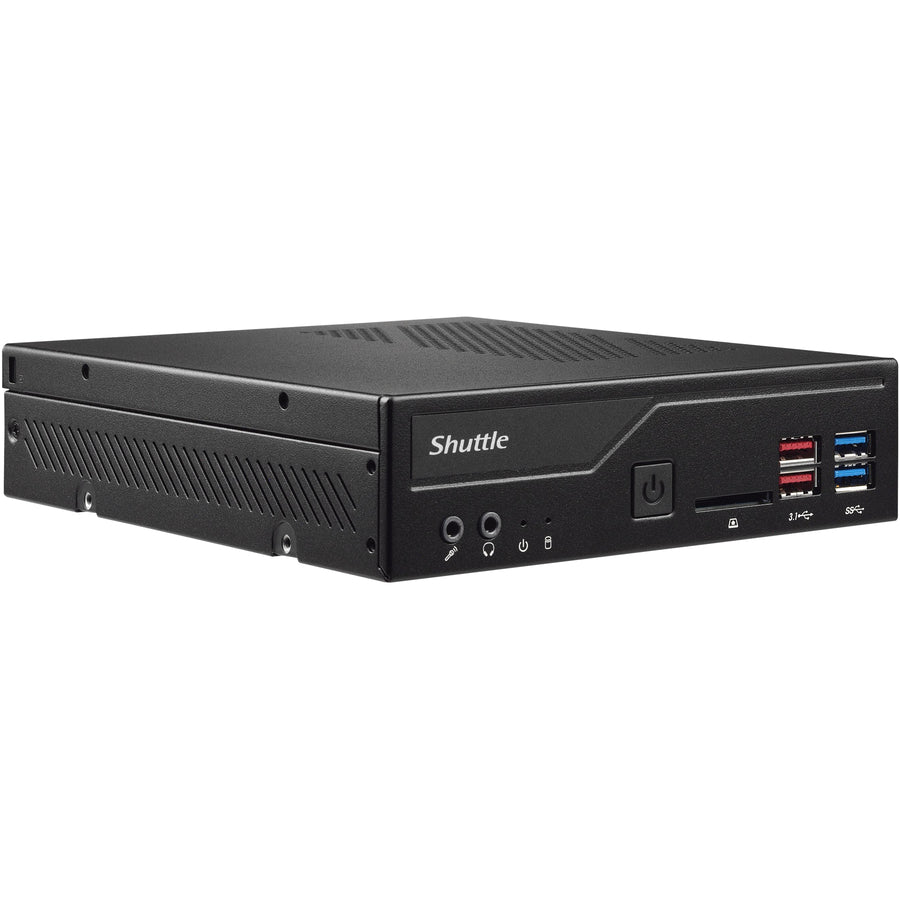 Shuttle XPC slim DH370 Barebone System - Slim PC - Socket H4 LGA-1151 - 1 x Processor Support