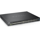 ZYXEL XS3800-28 24-port 10G Multi-Gigabit L3 Managed Aggregation Switch with 16 SFP+ 10G Ports, 8 10G Combo (SFP+/RJ-45) Ports and 4 10G Ethernet Ports