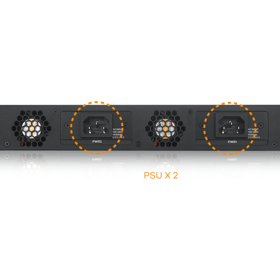ZYXEL XS3800-28 24-port 10G Multi-Gigabit L3 Managed Aggregation Switch with 16 SFP+ 10G Ports, 8 10G Combo (SFP+/RJ-45) Ports and 4 10G Ethernet Ports