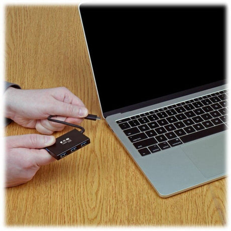 Eaton Tripp Lite Series 4-Port USB-C Hub, USB 3.x (5Gbps), 4x USB-A Ports, Aluminum Housing, Black