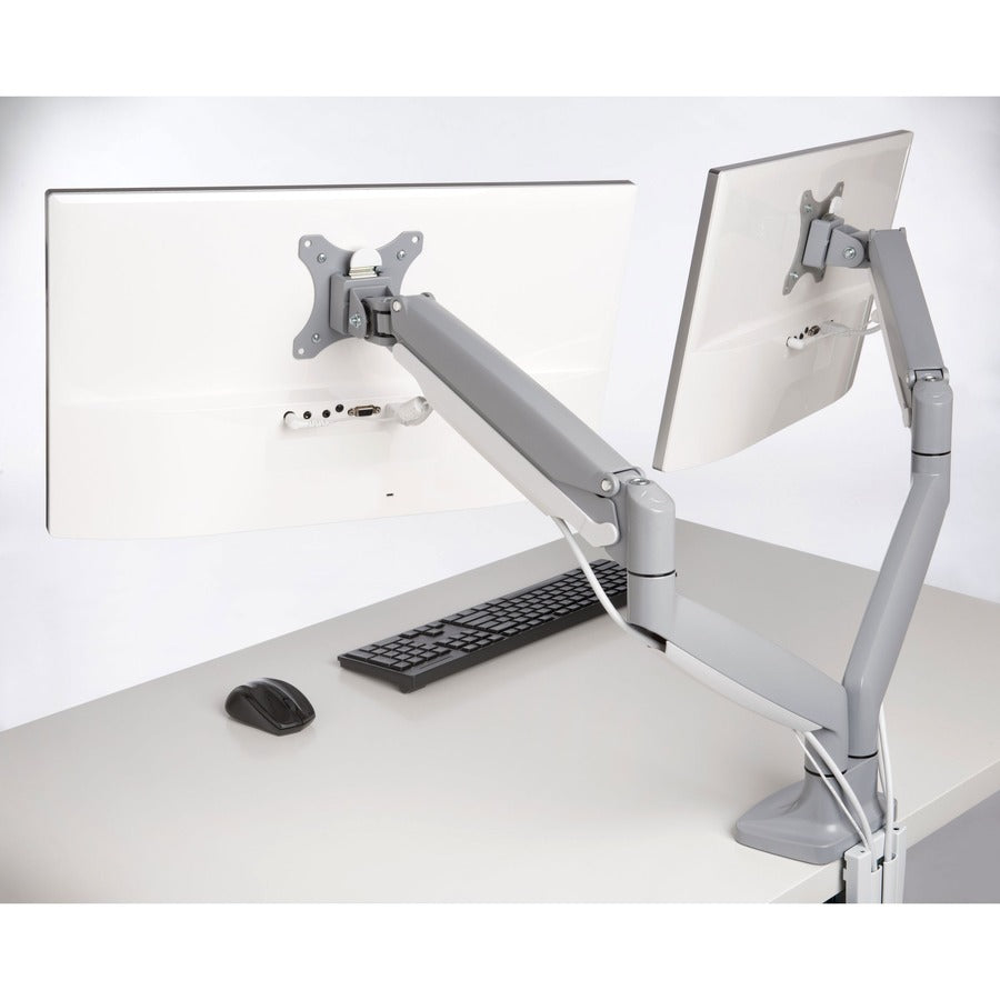 Kensington SmartFit Mounting Arm for Monitor - Silver Gray