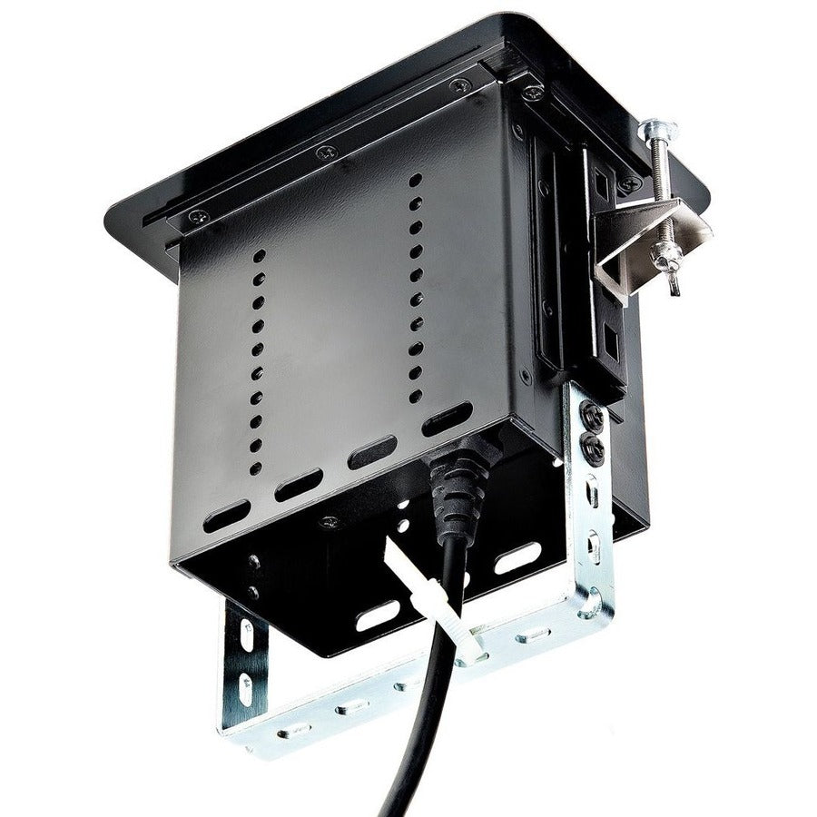 StarTech.com Single-Module Conference Table Connectivity Box - For Adding Power / Charging / AV / Laptop Docking Module