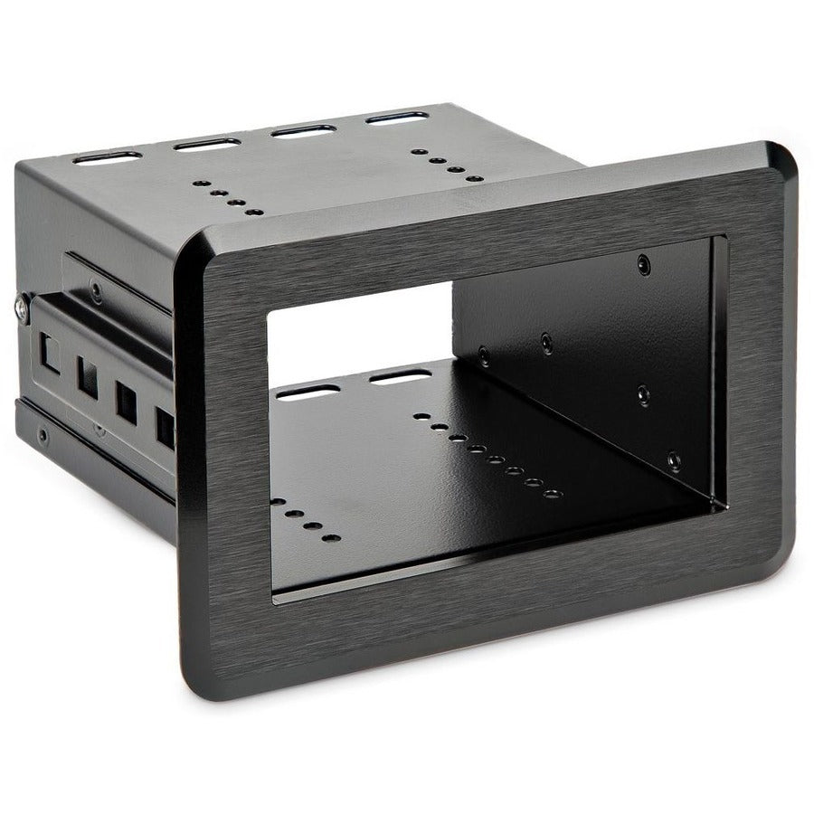 StarTech.com Single-Module Conference Table Connectivity Box - For Adding Power / Charging / AV / Laptop Docking Module