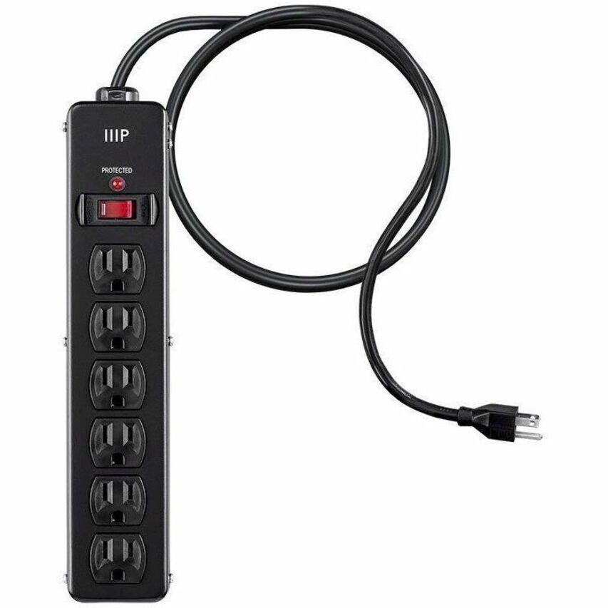 Monoprice 35098 6-Outlets Surge Suppressor/Protector