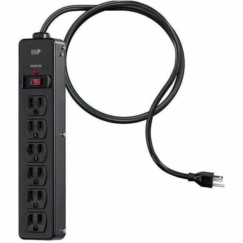 Monoprice 35098 6-Outlets Surge Suppressor/Protector