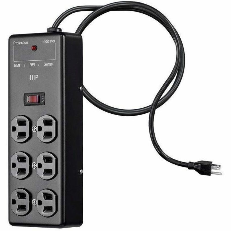 Monoprice 35100 6-Outlets Surge Suppressor/Protector