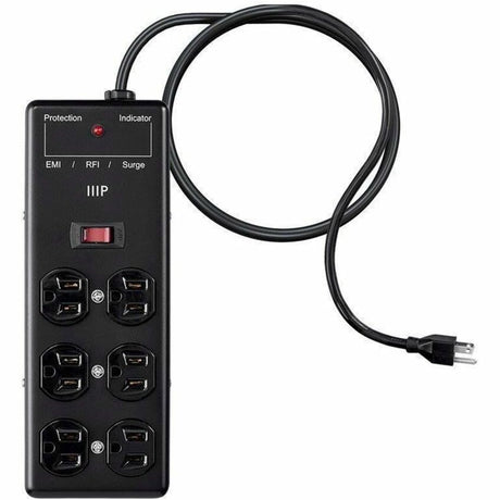 Monoprice 35100 6-Outlets Surge Suppressor/Protector