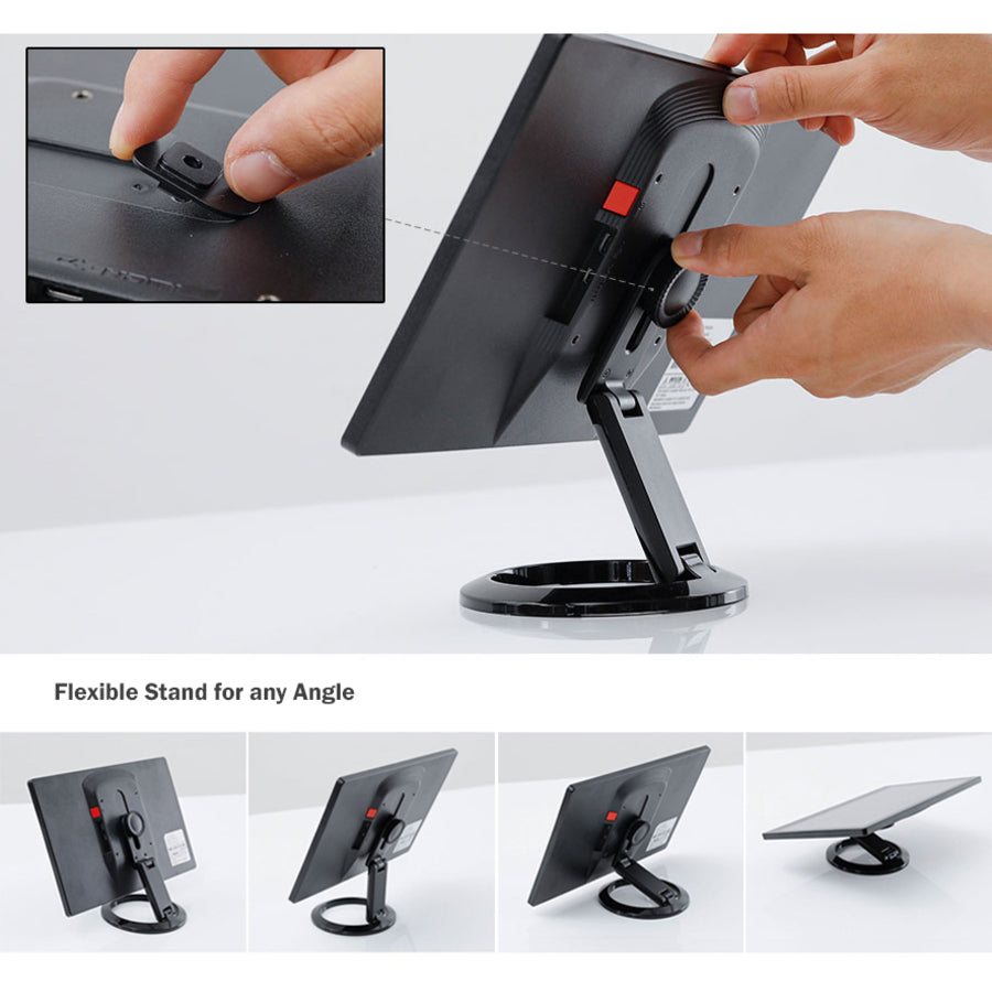 DoubleSight Displays DS-12U 12" Class WXGA LCD Monitor - Black - TAA Compliant