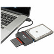 Eaton Tripp Lite Series USB 3.1 Gen 1 (5 Gbps) to CFast 2.0 Card and SATA III Adapter, USB-A