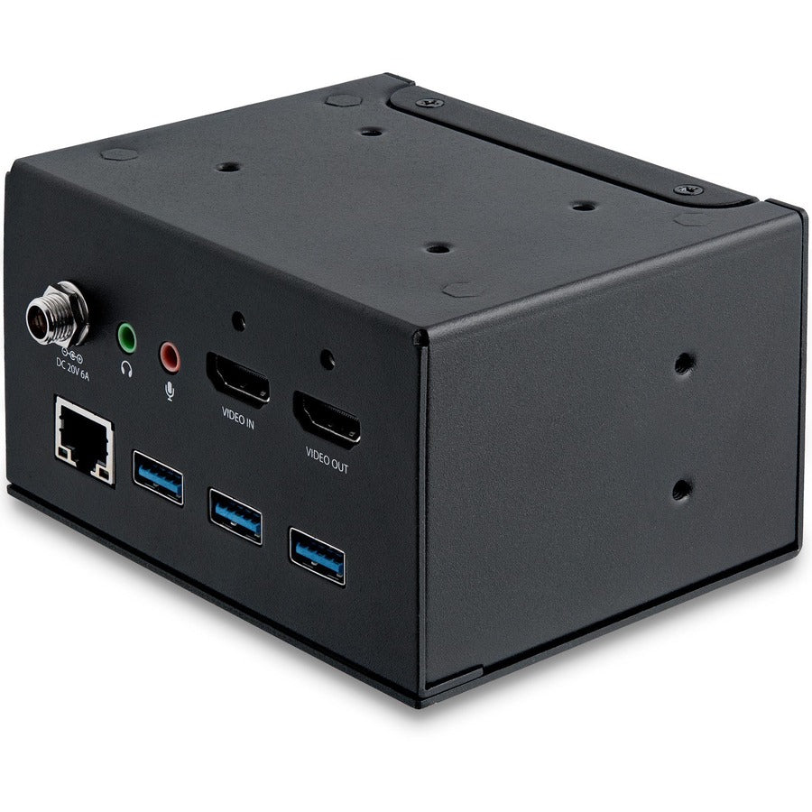 StarTech.com Laptop docking module for the conference table connectivity box lets you access boardroom or huddle space devices - Set up conference calls using applications such as Skype for Business - USB-C or USB-A laptop docking - USB-A charging port -