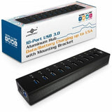 Vantec 10-Port USB 3.0 Aluminum Hub