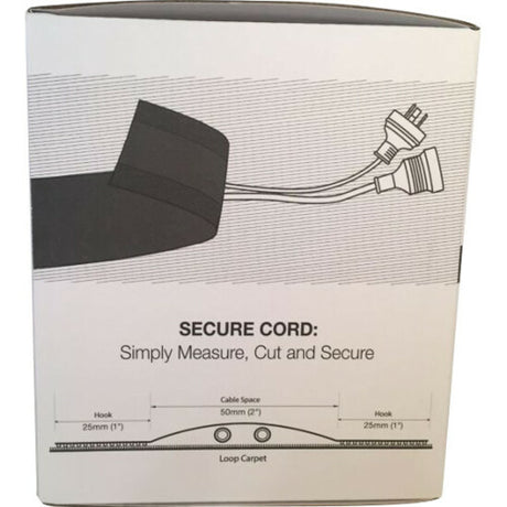 SecureCord Cable Management for Carpets