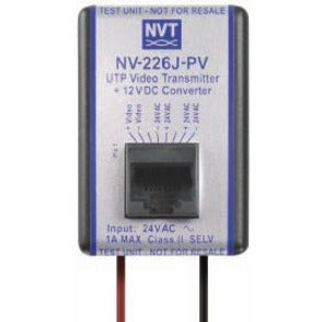 NVT Phybridge UTP Video Transmitter +12VDC Converter