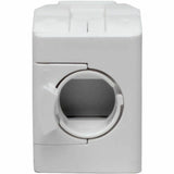 Eaton Tripp Lite Series Keystone Jack Cat6/Cat5e, RJ45, Shuttered, Dust Cap - Toolless, PoE/PoE+ Compliant, White, TAA