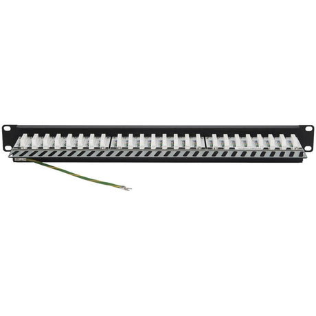 CAT5E/CAT6 PATCH PANEL 24-PORT